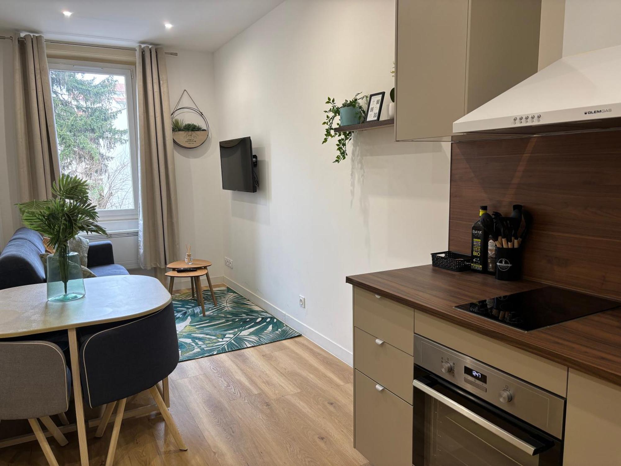 Elegant T2 A Bron, Tramway A 2Min, Box Parking, 4Personnes Daire Dış mekan fotoğraf