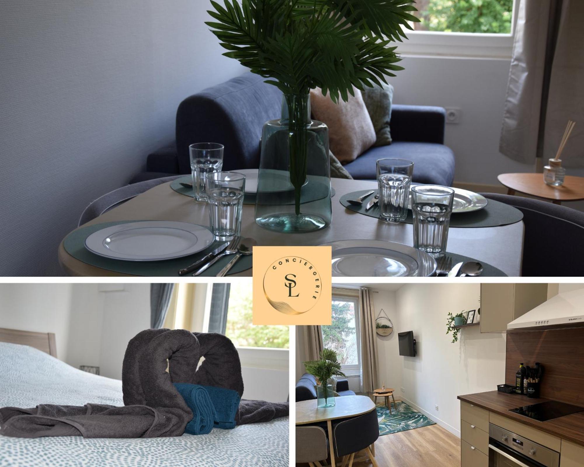Elegant T2 A Bron, Tramway A 2Min, Box Parking, 4Personnes Daire Dış mekan fotoğraf